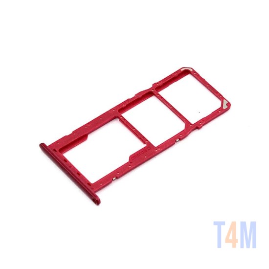 SOPORTE DE TARJETA SIM SAMSUNG A01 2020/A015F  ROJO